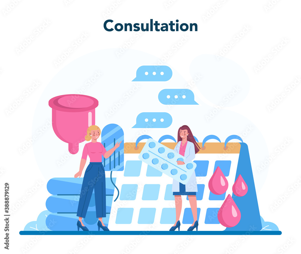 Gynecologist, reproductologist and women health concept. Human