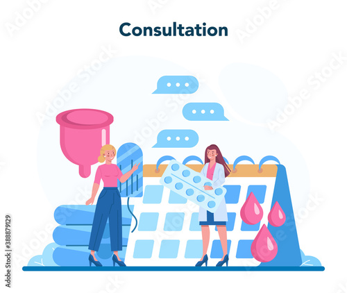 Gynecologist, reproductologist and women health concept. Human