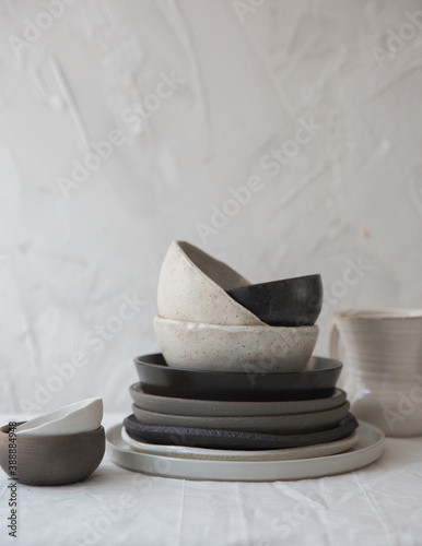 Hand-thrown ceramics photo