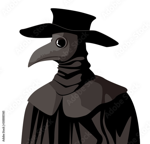 black pest bubonic plague doctor