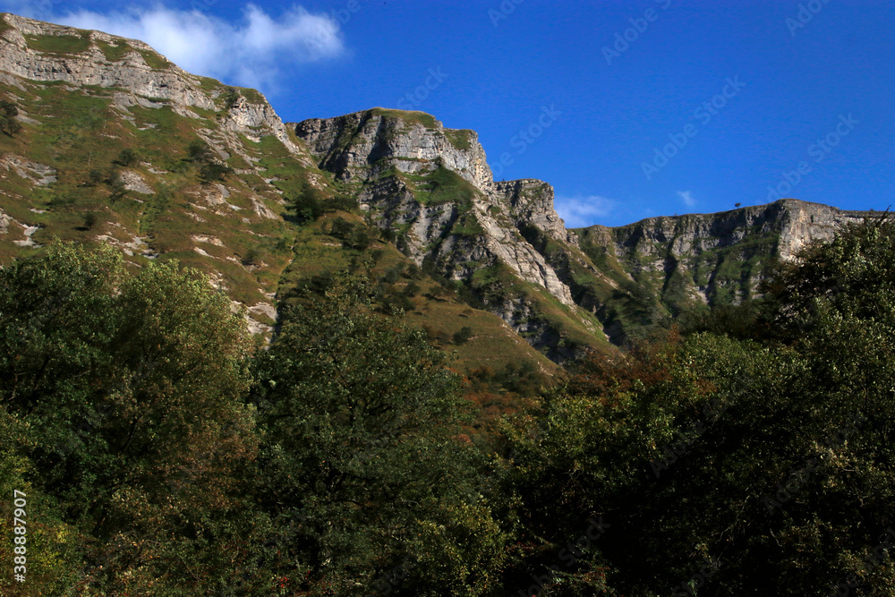 Mountains in the interior of Basque Country