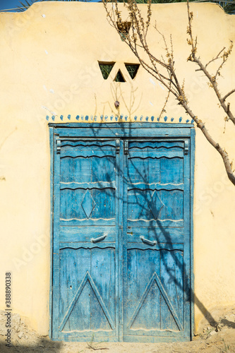 Blue Decorative Door photo