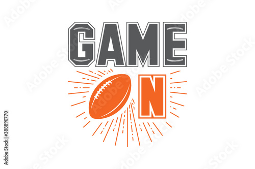 Football Svg, Game on svg, Football Shirt Svg, Cricut design space, Vinyl cut files
