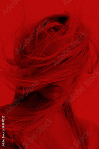 conceptional fashion portrait