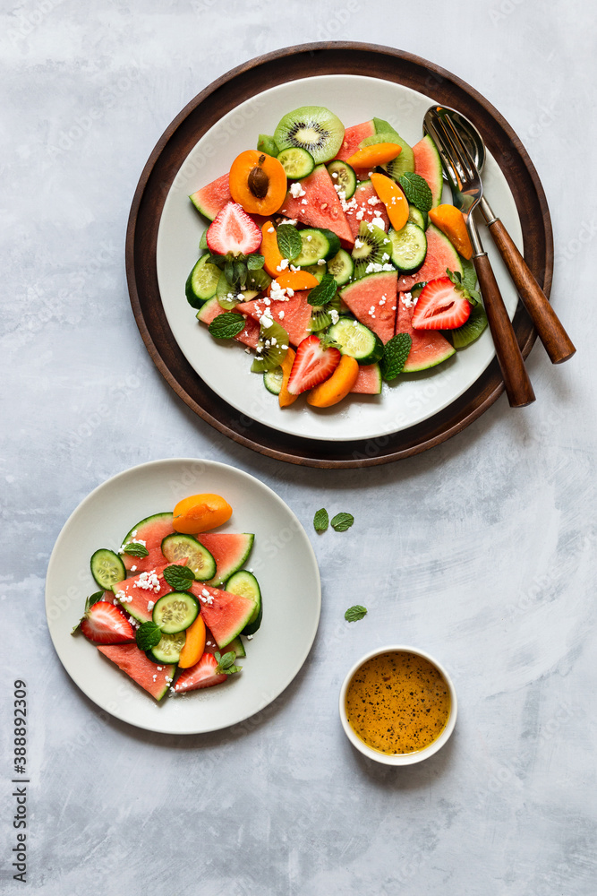 Summer Fruit Salad with Feta Summer Fruit Salad with Feta