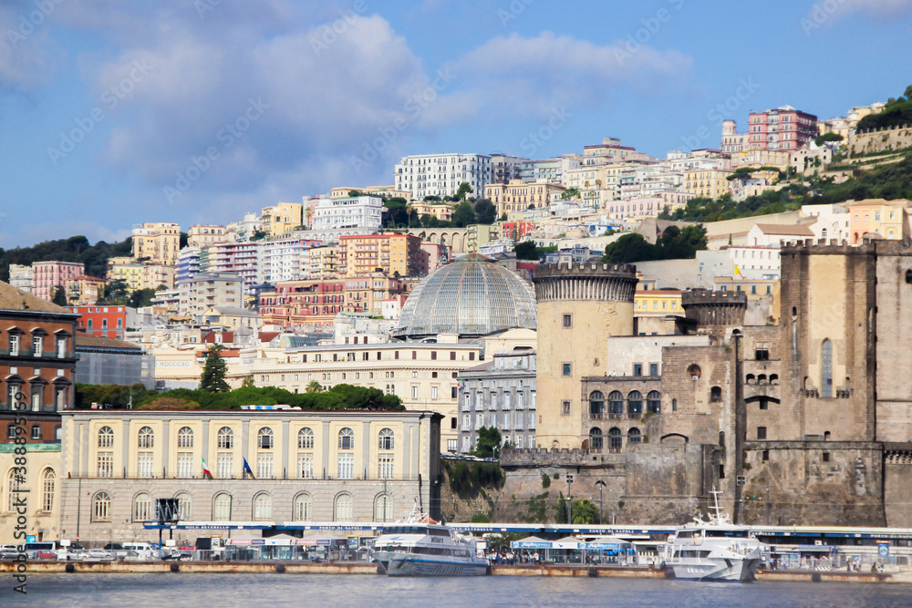 Naples beautiful views, scenery,  architecture, towns, buildings, cosy streets, cultural and historical heritage Italy