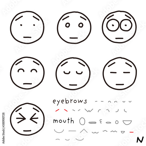 hand-drawn facial expression icon_04_n