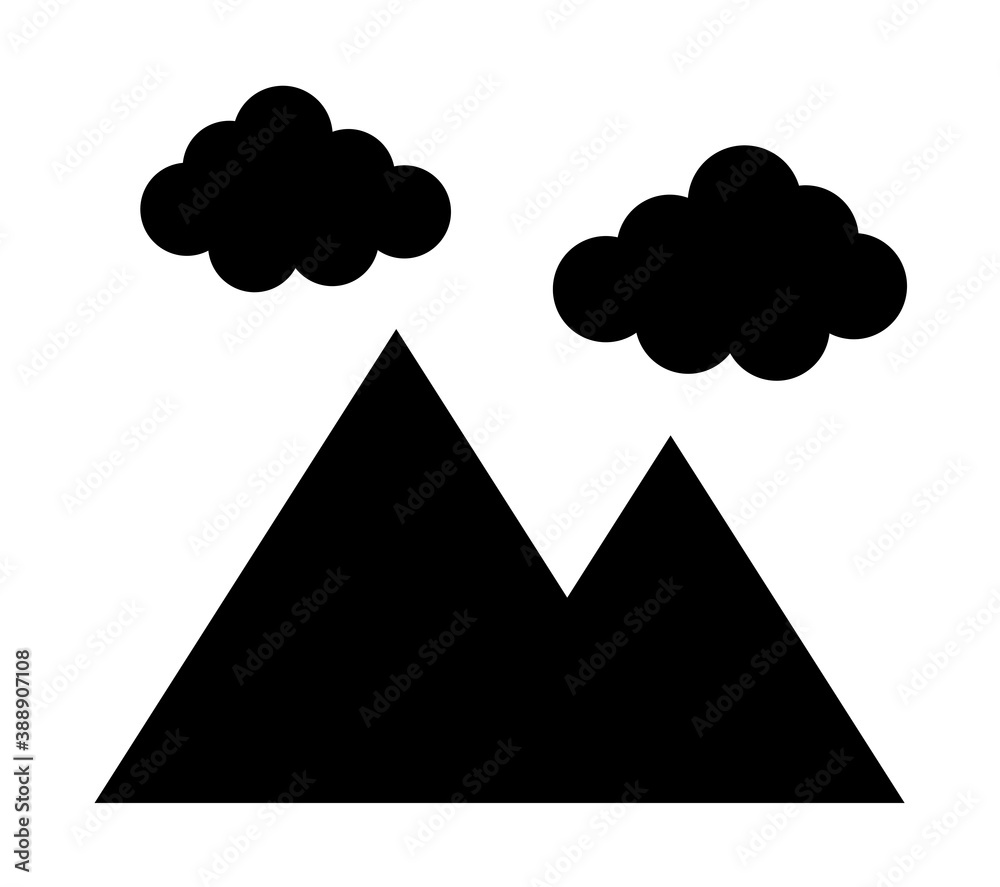 山と雲 山と雲
