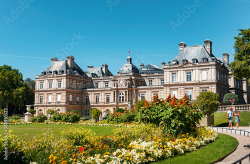 Castle Garden in Paris, France