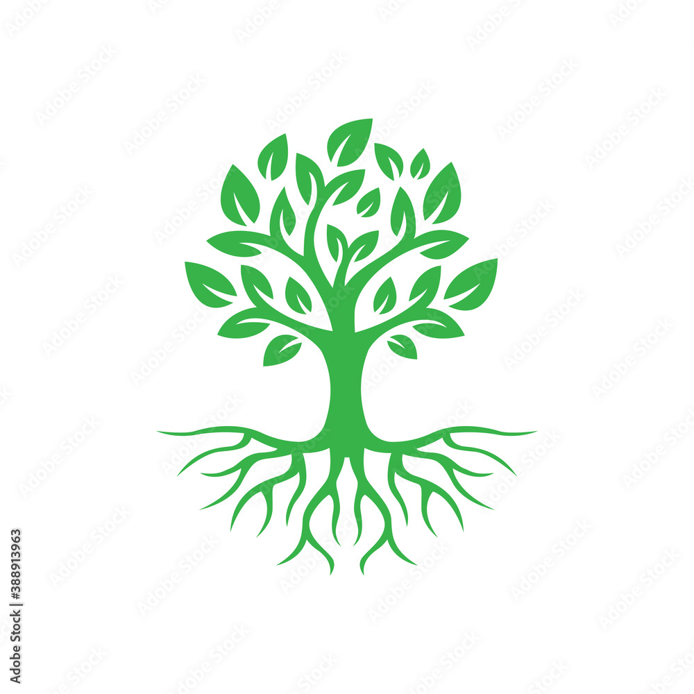 Tree nature icon design template vector isolated Tree nature icon design template vector isolated