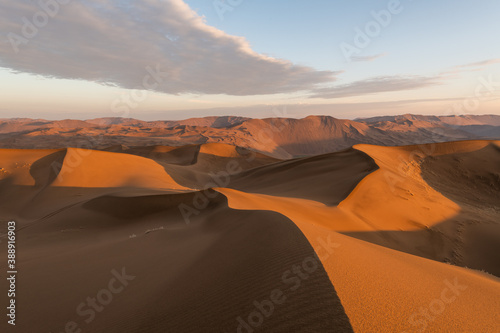 Spectacular desert scenery close-up