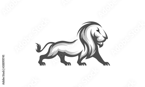 logo white lion 