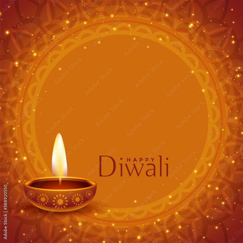 happy diwali sparkling banner with text space happy diwali sparkling banner with text space