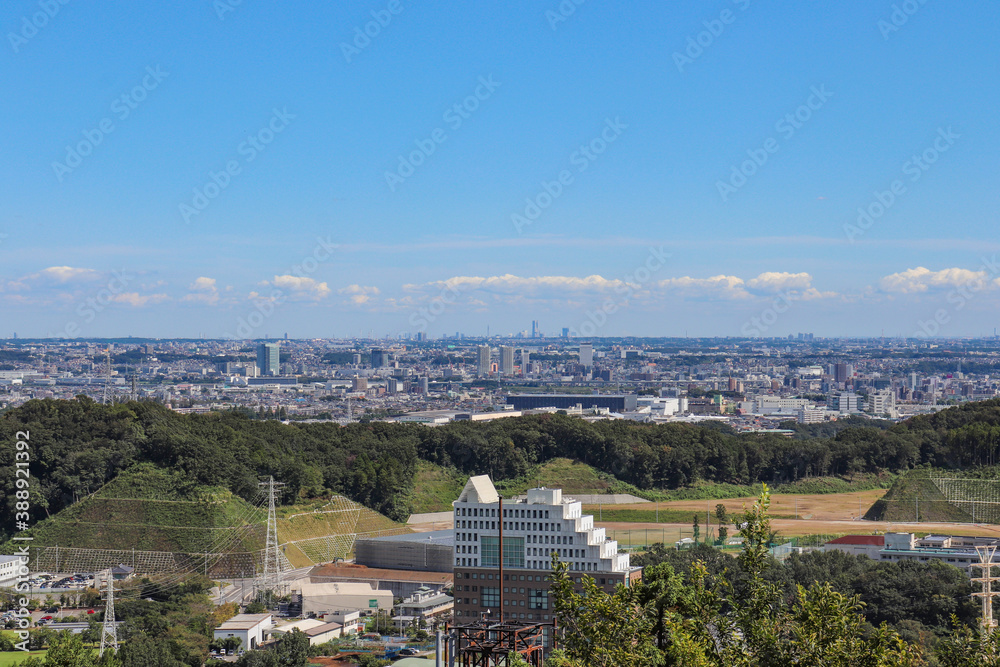 七沢森林公園からの眺望（神奈川県厚木市）