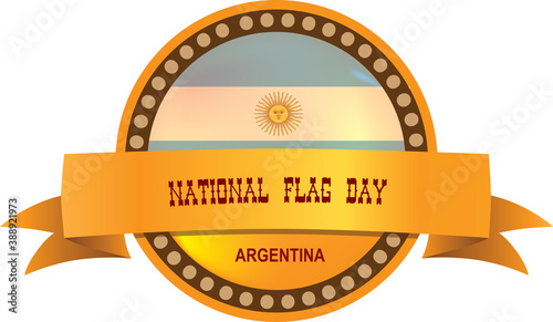 Holiday National Flag Day in Argentina