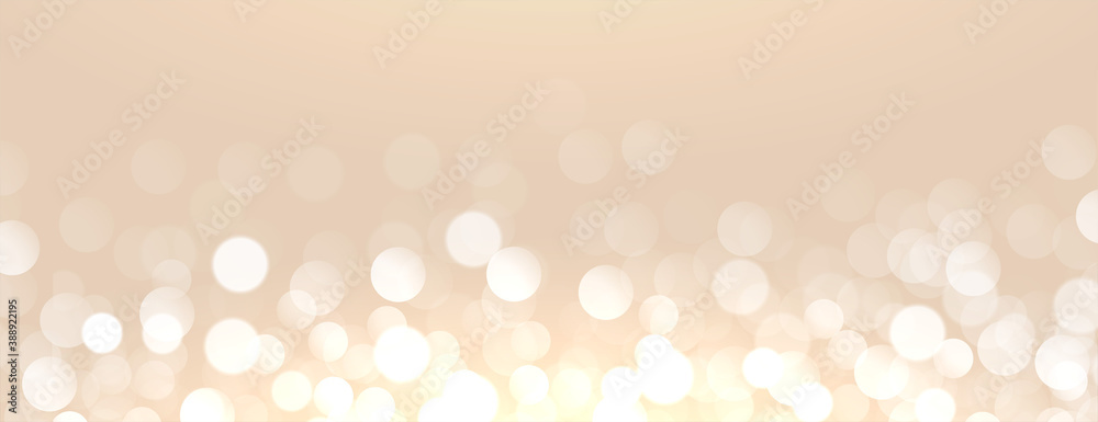attractive golden background with bokeh light effect - obrazy, fototapety, plakaty 