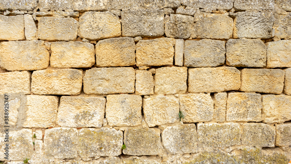 Background of old stone wall texture Background of old stone wall texture