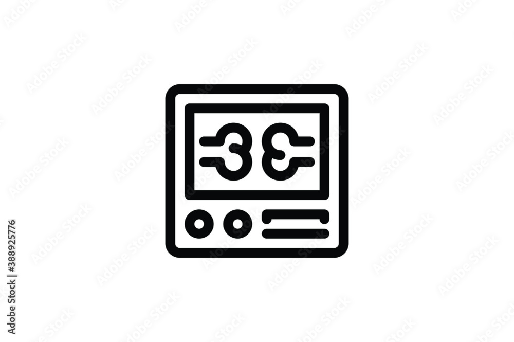 Physiotherapy Outline Icon - Xray Physiotherapy Outline Icon - Xray