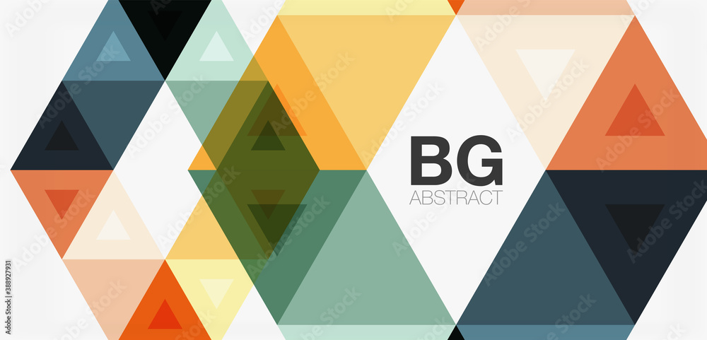 Mosaic triangle pattern abstract background for cover, banner, flyer and poster and other template Mosaic triangle pattern abstract background for cover, banner, flyer and poster and other template