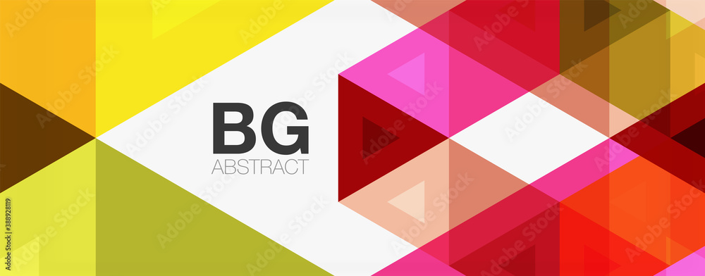 Mosaic triangle pattern abstract background for cover, banner, flyer and poster and other template Mosaic triangle pattern abstract background for cover, banner, flyer and poster and other template