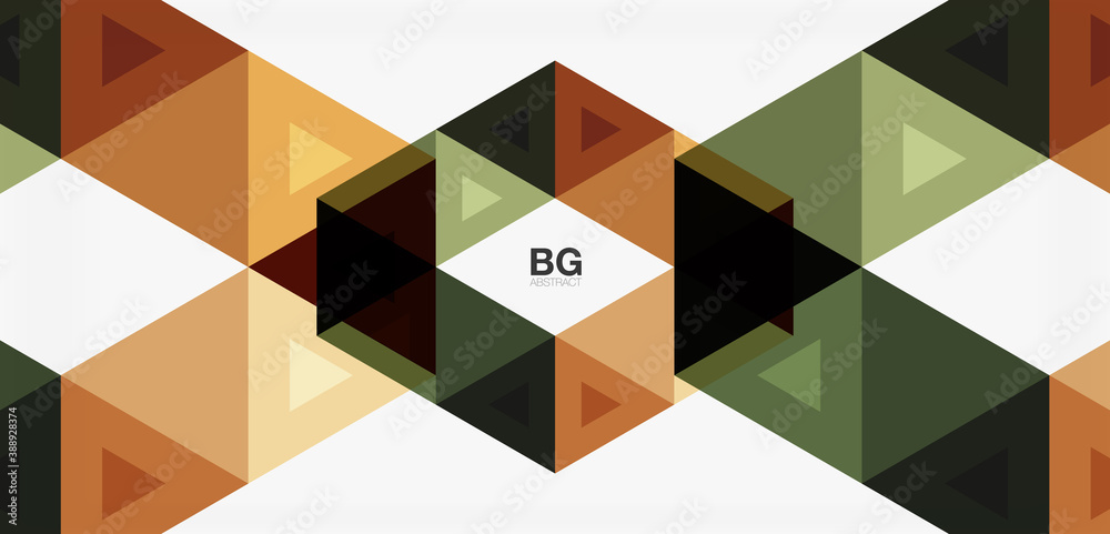 Mosaic triangle pattern abstract background for cover, banner, flyer and poster and other template Mosaic triangle pattern abstract background for cover, banner, flyer and poster and other template