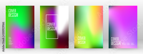 Wallpaper Mural Pastel Soft. Rainbow Gradient Set Color Background Torontodigital.ca