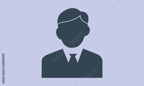 Ceo icon, Businessman, person, avatar vector icon.