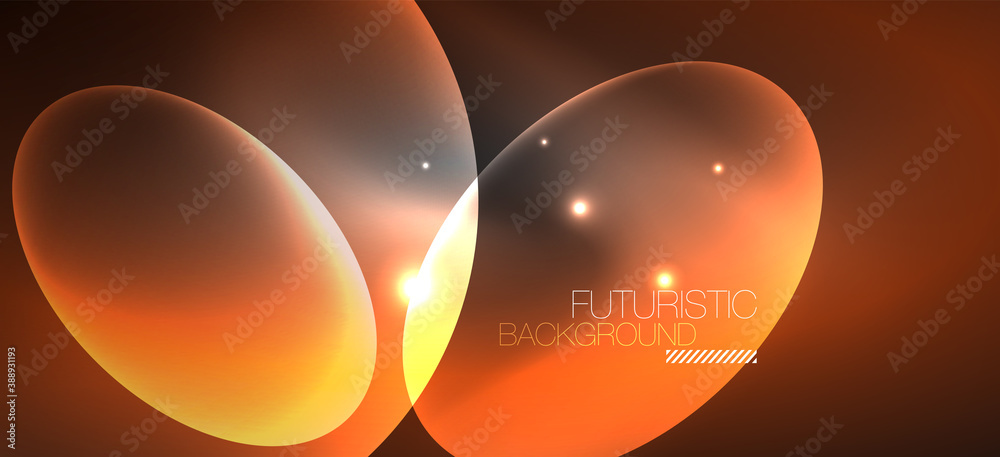 Neon ellipses abstract backgrounds. Shiny bright round shapes glowing in the dark. Vector futuristic illustrations for covers, banners, flyers and posters and other Neon ellipses abstract backgrounds. Shiny bright round shapes glowing in the dark. Vector futuristic illustrations for covers, banners, flyers and posters and other
