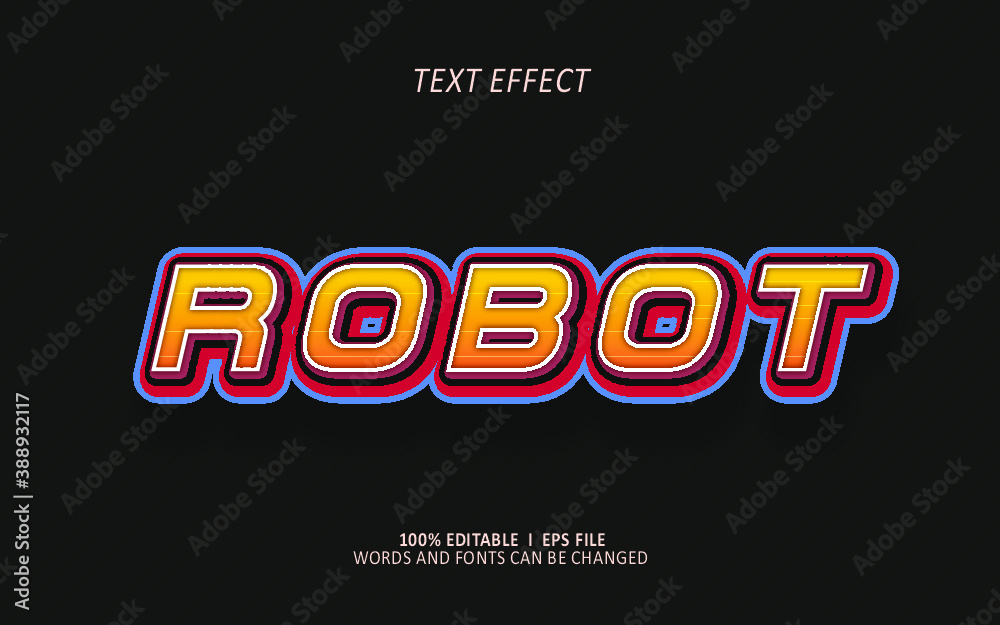 text effects editable