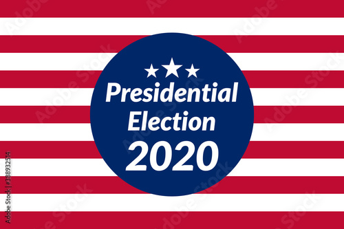 2020 USA presidential election. design for banner brochure book cover advertising