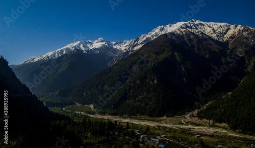 Various views of the Sangla valley photo