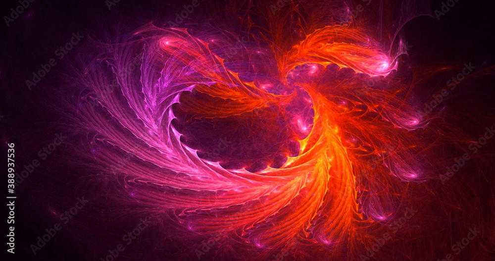 3D rendering abstract round light background 3D rendering abstract round light background