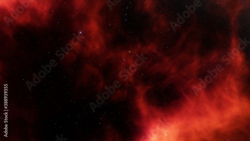 Space background with realistic nebula and shining stars, colorful cosmos with stardust and milky way, magic color galaxy, infinite universe and starry night 3d render © ANDREI