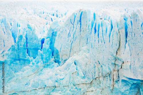 Vertical edge of glacier Perito Moreno (Glaciar Perito Moreno), southeast of Argentina, province Santa Cruz