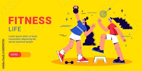 Fitness Horizontal Banner