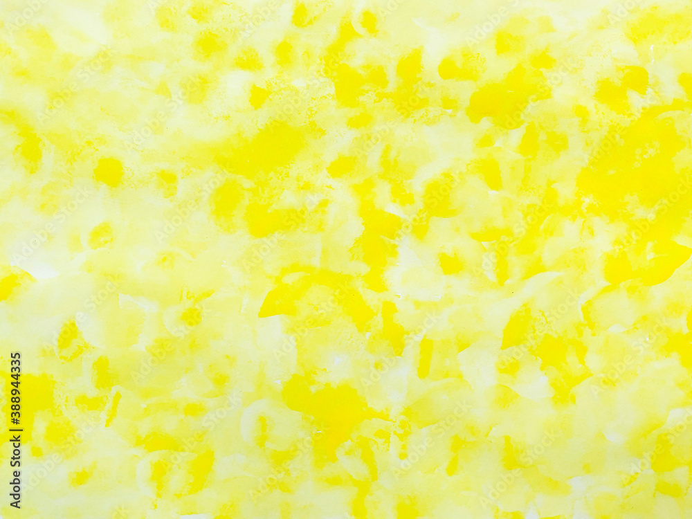 yellow background with watercolor painting yellow background with watercolor painting