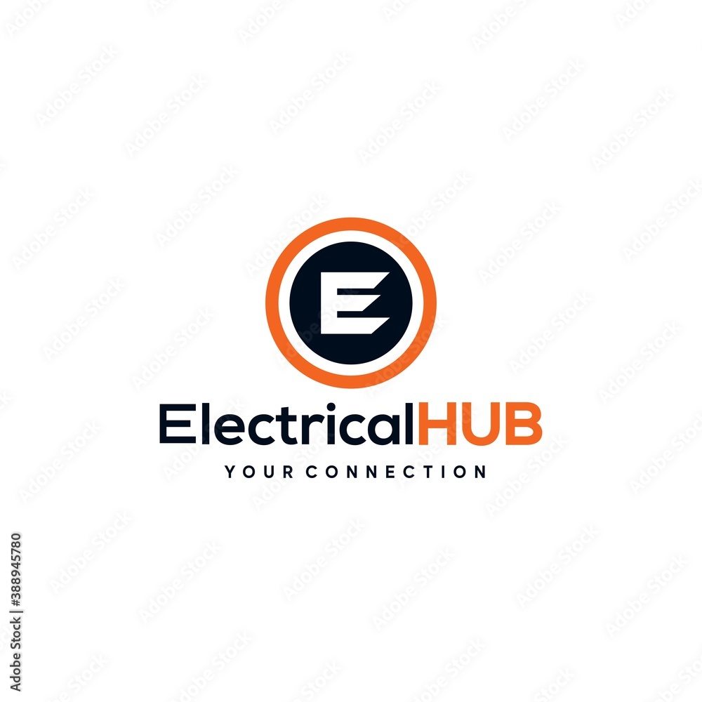 Modern and unique electric company logo design #9 Modern and unique electric company logo design #9