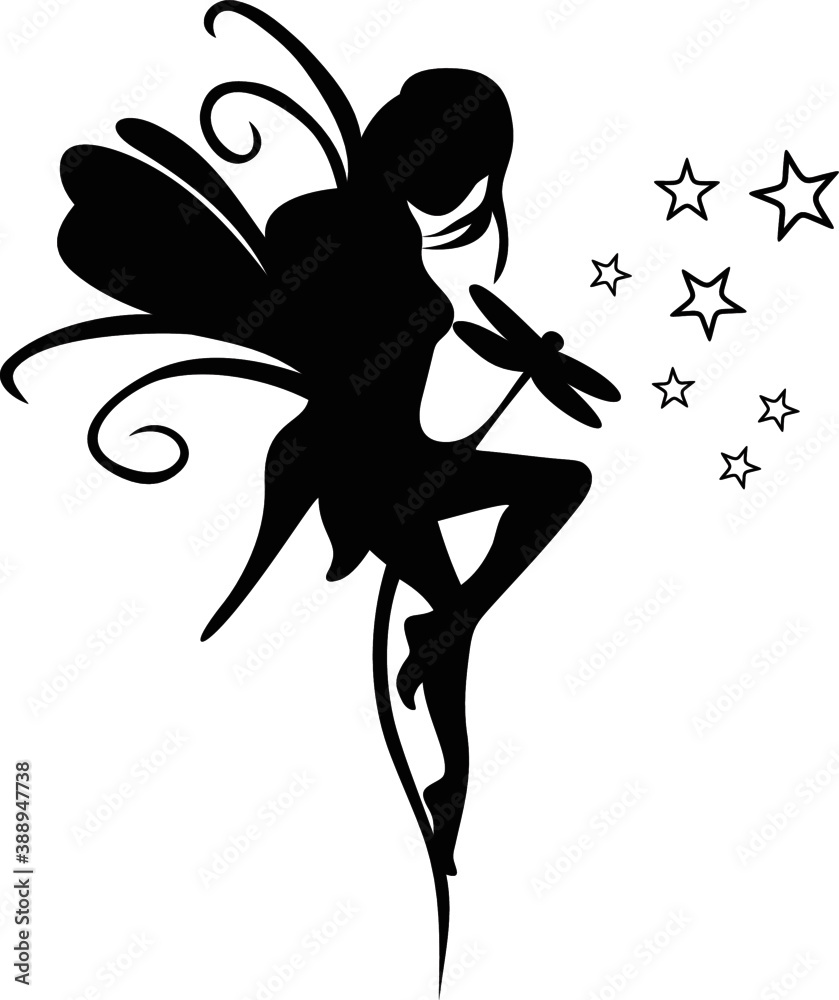 magic wand. Fairy girl fairy.drawing in the children's room. the ...