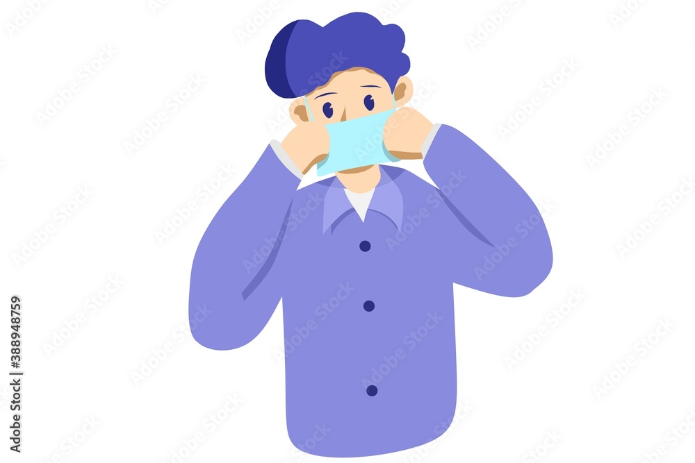 illustration of a man wearing a mask clipart illustration of a man wearing a mask clipart
