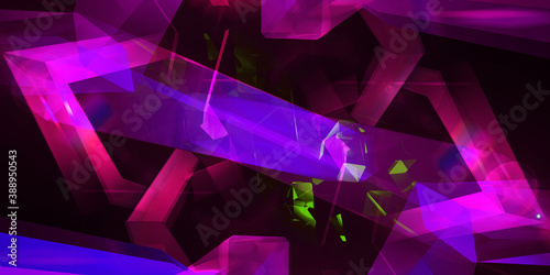 Abstract tech color backgro...
