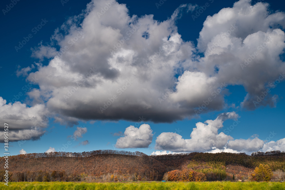 10月終盤の美瑛の空