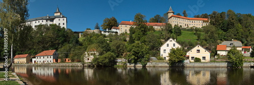 Castle in Rozmberk nad Vltavou,South Bohemian Region,Czech republic,Europe 