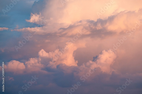 Wallpaper Mural Blue sky with white clouds background. Torontodigital.ca
