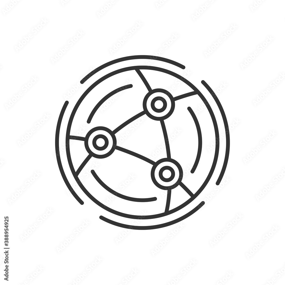 World planet icon, simple logo. Vector black icon. World planet icon, simple logo. Vector black icon.