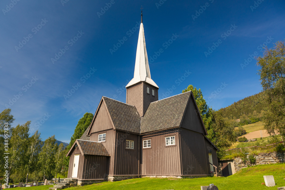 church in the countryside in norway