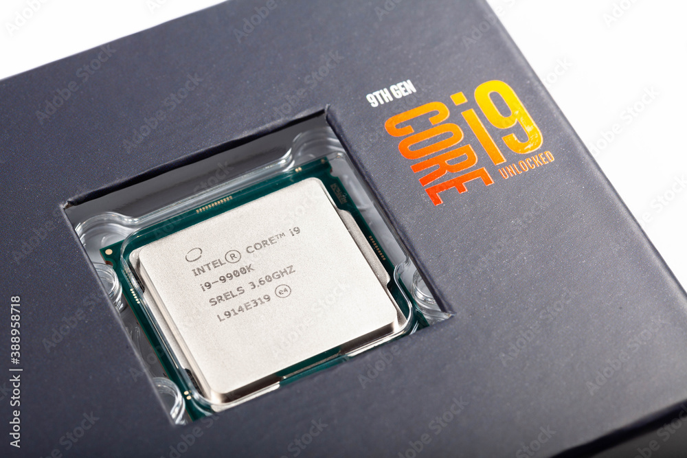 Brand new clean product photo Intel Core i9-9900K unlocked