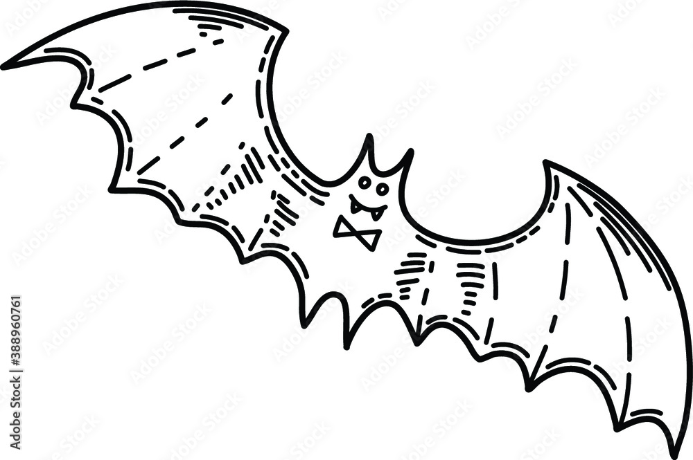 Digital illustration set for the holiday Halloween Digital illustration set for the holiday Halloween