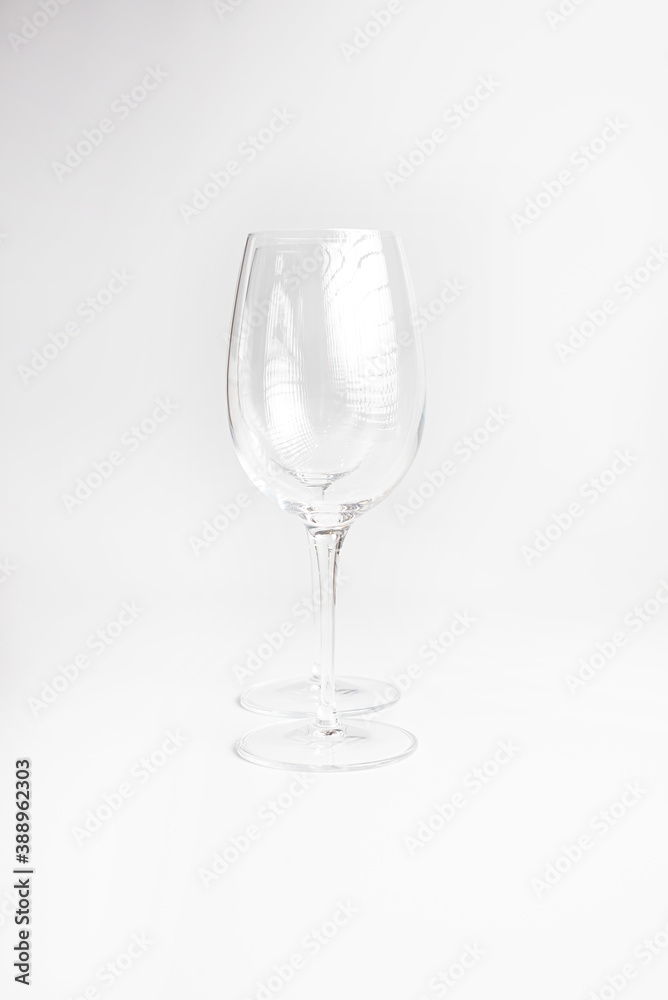 Wine glasses isolated on white background Wine glasses isolated on white background