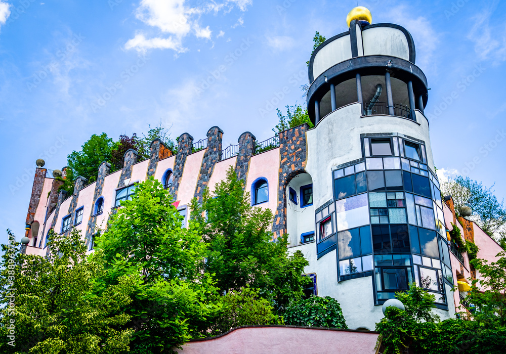 Magdeburg Germany June 16 Famous Arthouse Of The Architect magdeburg-germany-june-16-famous-arthouse-of-the-architect