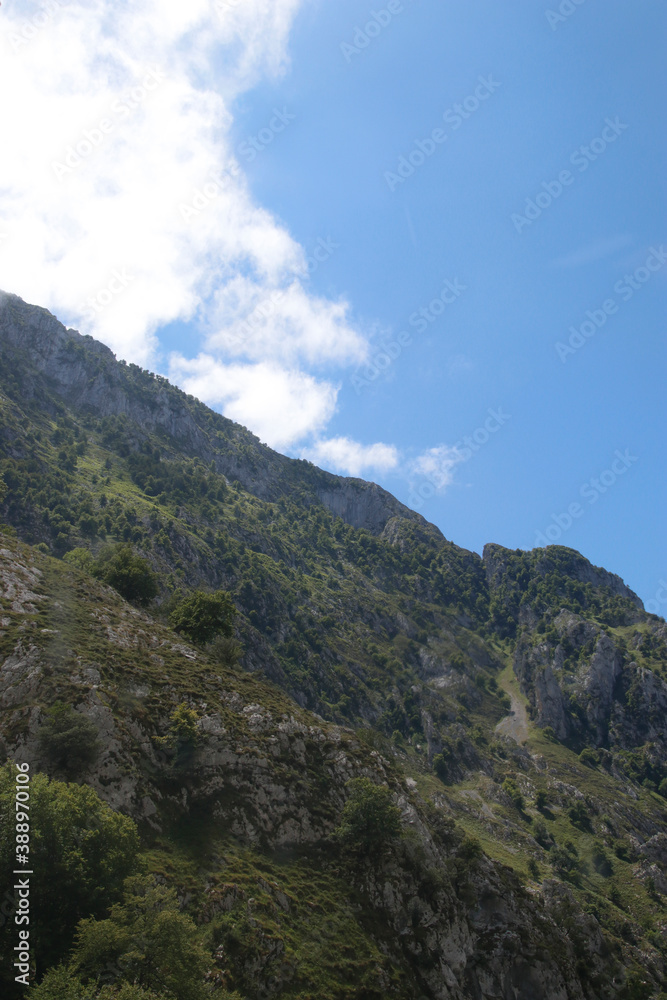 Mountainous landscape in Northern Spain